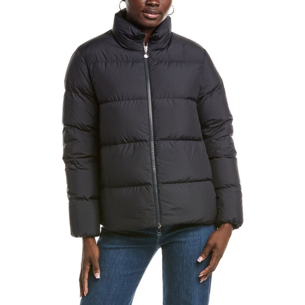 Moncler Womens  Mauzin Down Jacket, Blue - Picture 3 of 5